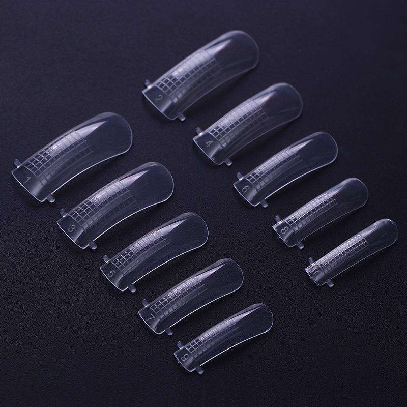 20/100 Pcs Quick Building Mold Tips Nail Forms Finger Extension Nail Art UV Builder Extension Nail Extension Tips