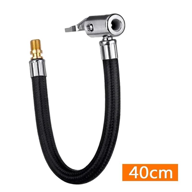 

40cm for Car Air Chuck Tire Valve Thread Tube Tire Inflator Extension Tube Adapter Twist Tyre Connection Locking