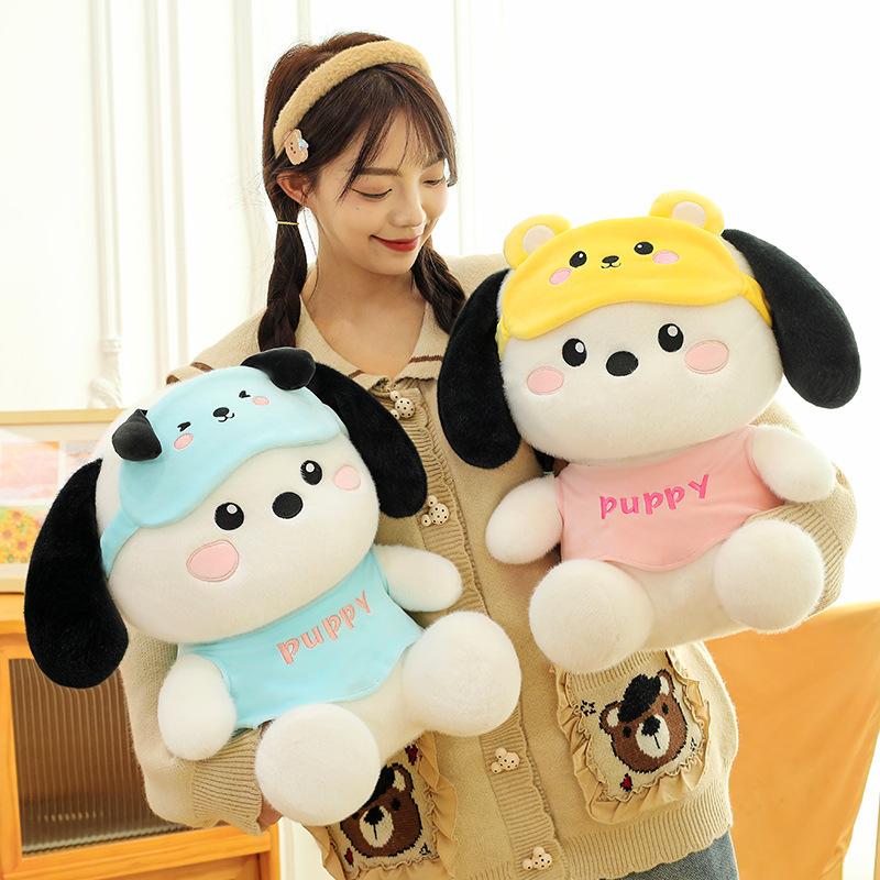 New Blindfold Pacha Dog Doll Plush Toy Couple Puppy Doll Girls Children Companion Rag Doll