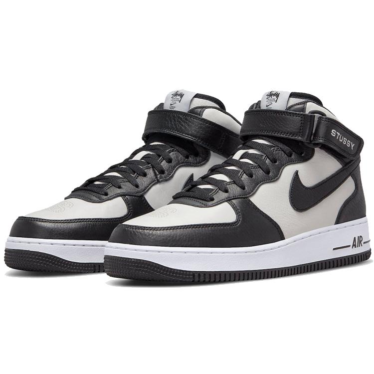 Nike X Stussy Air Force 1 Mid 'Black White' DJ7840-002