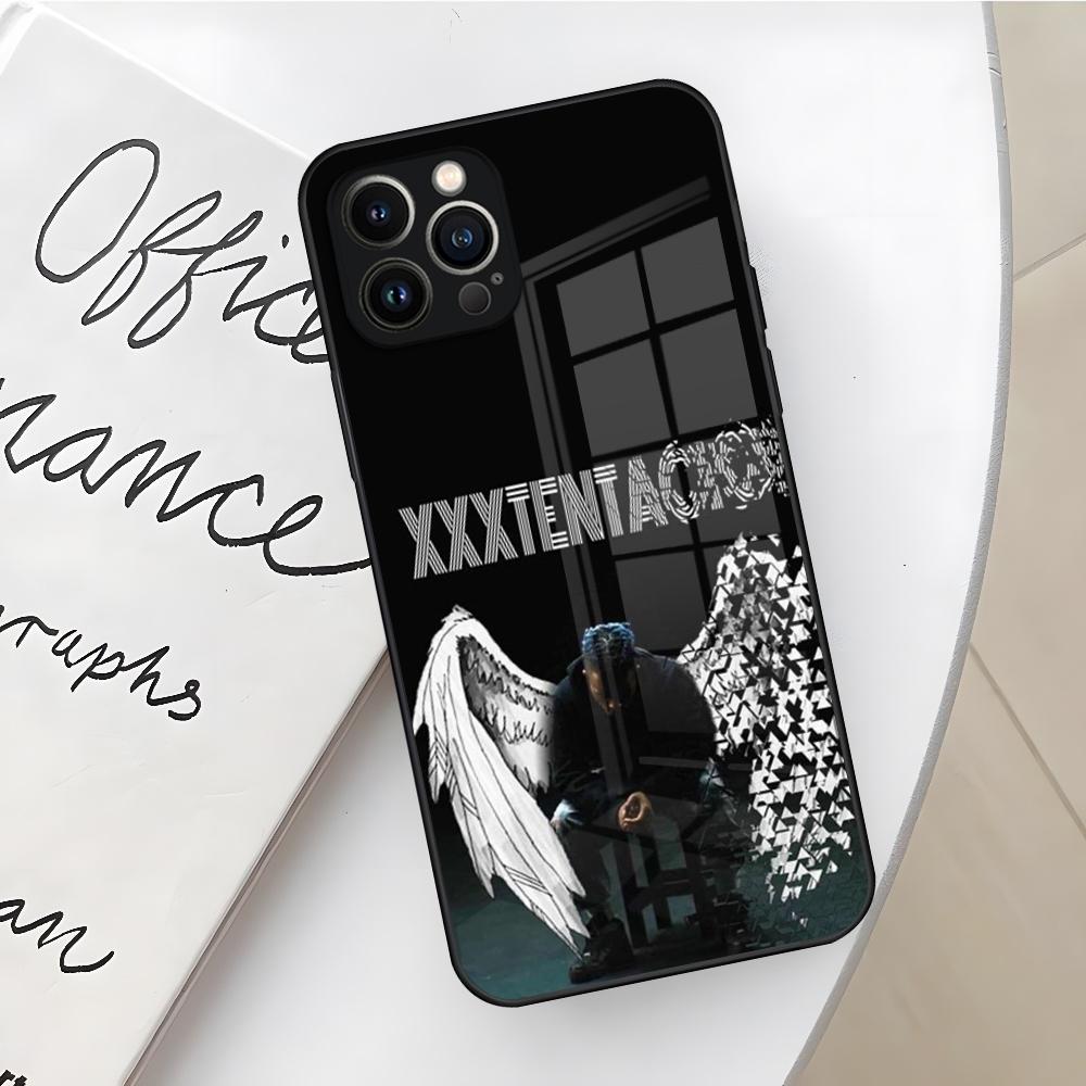 Xxxtentacions Rapper Phone Case for Iphone 17 16 Air 15 14 12 11 13 Pro Max Mini X Xr Xs Se Puls Glass Cover