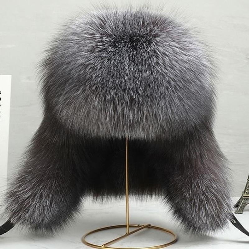 Ear Flap Winter Hat for Women, Men, with Wind Prevent Design, Plush Faux Furs Trim and Coverage Thicken Liner Hat for Daily and Cold Weather