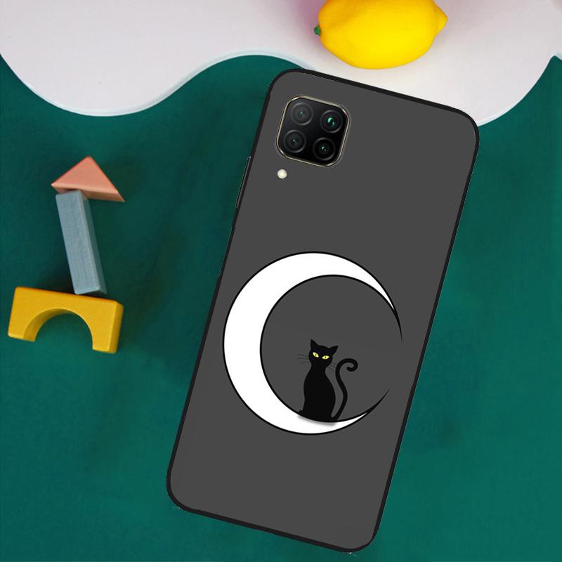 Witches Cat Moon For Huawei Nova 11i 12s 12i 8i 7i Y73 Y70 Y90 Y60 Y72 Y61 Y91 9 10 SE P30 Pro P40 Lite Case