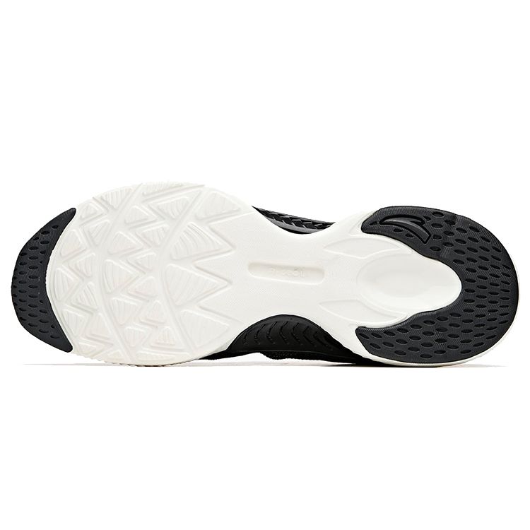 Anta Minimalist Durable Low-Top Running Shoes Men Sneakers Black Gray 112025587-1