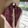 Elegant Square Scarf Women Lightweight Cotton Wrap Shawl UV Protection Stylish Boho Fall Winter