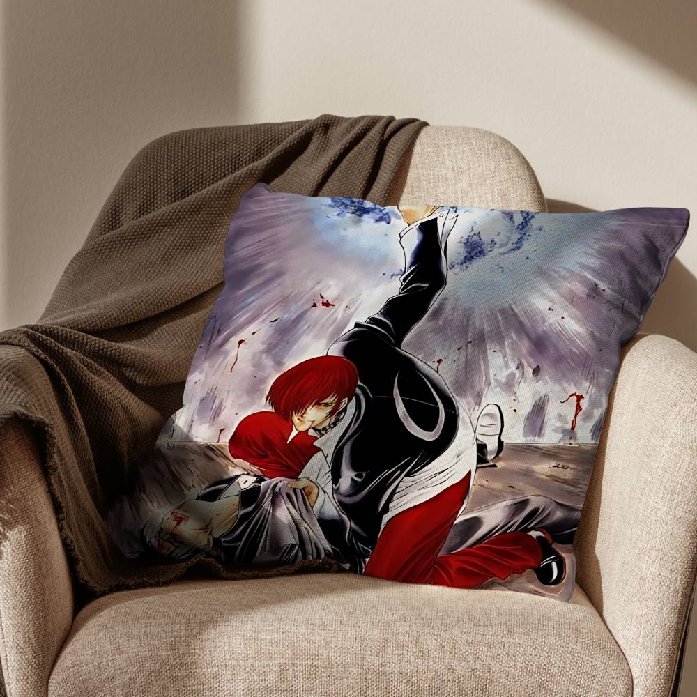 Mai Shiranui KOF Iori Yagami Cushion Cover Suitable For Sofa Car Bedroom Office Cushions Decorative Pillow Case