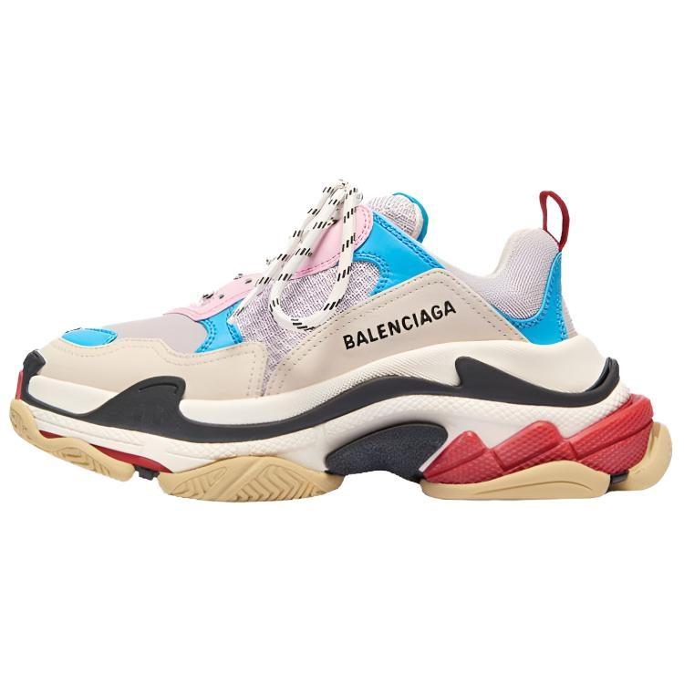 Balenciaga Triple S 'White Blue Pink' 2019 Women's 524039W09OH4196