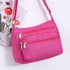 Large Capacity Canvas Shoulder and Crossbody Bag for Middle-Aged Women