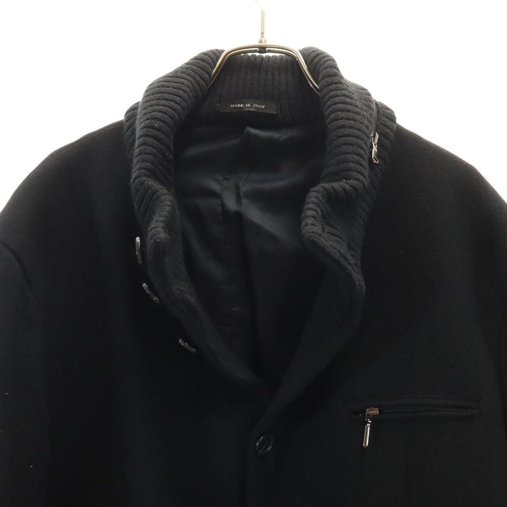 Emporio Armani Made In Italy Wool Jacket 56 Black Biggs Men's Used