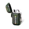 Men's Camouflage USB Rechargeable Waterproof Windproof Dual Arc Lighter