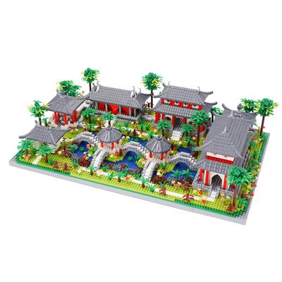 LULUFUN Κήπος Microblock, Κλασικός Κήπος Σουτσόου, Παιχνίδι Αυλής, 3D Παζλ, Κήποι Σουτσόου, Μνημείο Παγκόσμιας Κληρονομιάς, Παιδιά και Ενήλικες, Δώρο Γιορτής,