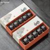 Taodingxuan Vintage Black Pottery Zen Tea Set (5 Cups)