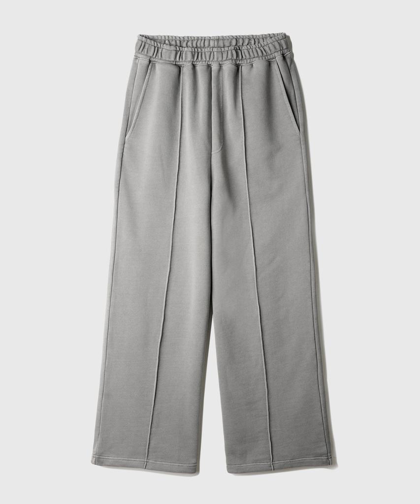 JEMUT Noir Pigment Wide Sweatpants Ash Grey Sjlp2655