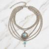 Retro Style Hollow Anklet Handmade Foot Jewelry New Turquoise Foot Chain  Summer