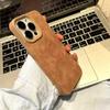 Vintage Suede TPU Full Wrap Protective Phone Case for iPhone 16 Pro Max