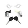 7701468982 7701468981 For Renault Megane Scenic Clio Master Thalia Symbol Car Door Lock Barrel Cylinder with 2 Key Left+Right