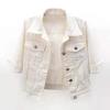 Women Coat Solid Color Slim Fit Close-fitting Young Style Wear-resistant Half Sleeve Buttons Single-breasted Easy to Match Women Jacket Female Clothes