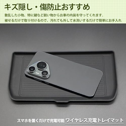 Kasinfly Rubber Mat for New Move RS G, Scratch-Resistant, Non-Slip Mat, Covers Scratches, Drink Holder Cover, Custom Interior Parts, Rubber Mat, Reduc