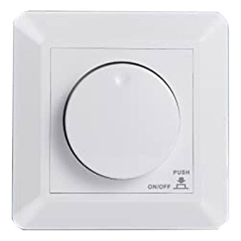 

Flush-Mounted Dimmer 5-300 W Dimmer Switch LED Phase Control Dimmer For Dimmable LED And Halogen білий