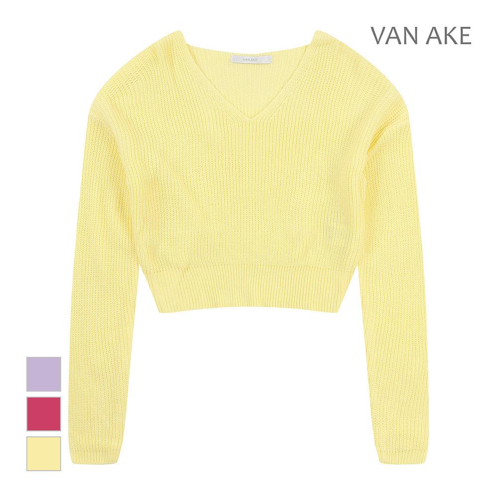 VANAKE V-Neck Loose Fit Knit_Vb35Ktm303Z