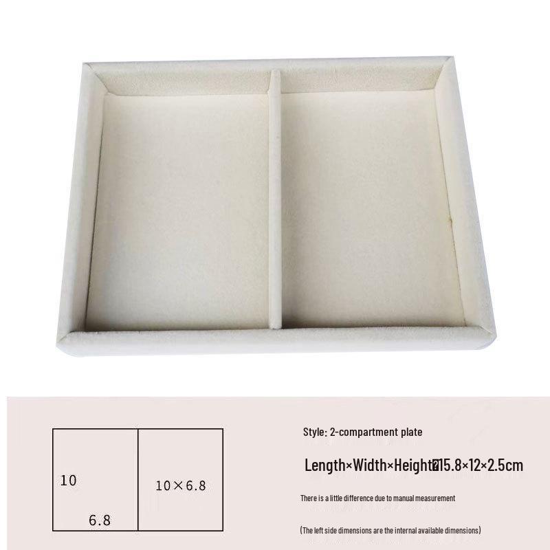 Sametová šperkovnice a organizér na náušnice, náramky a náhrdelníky