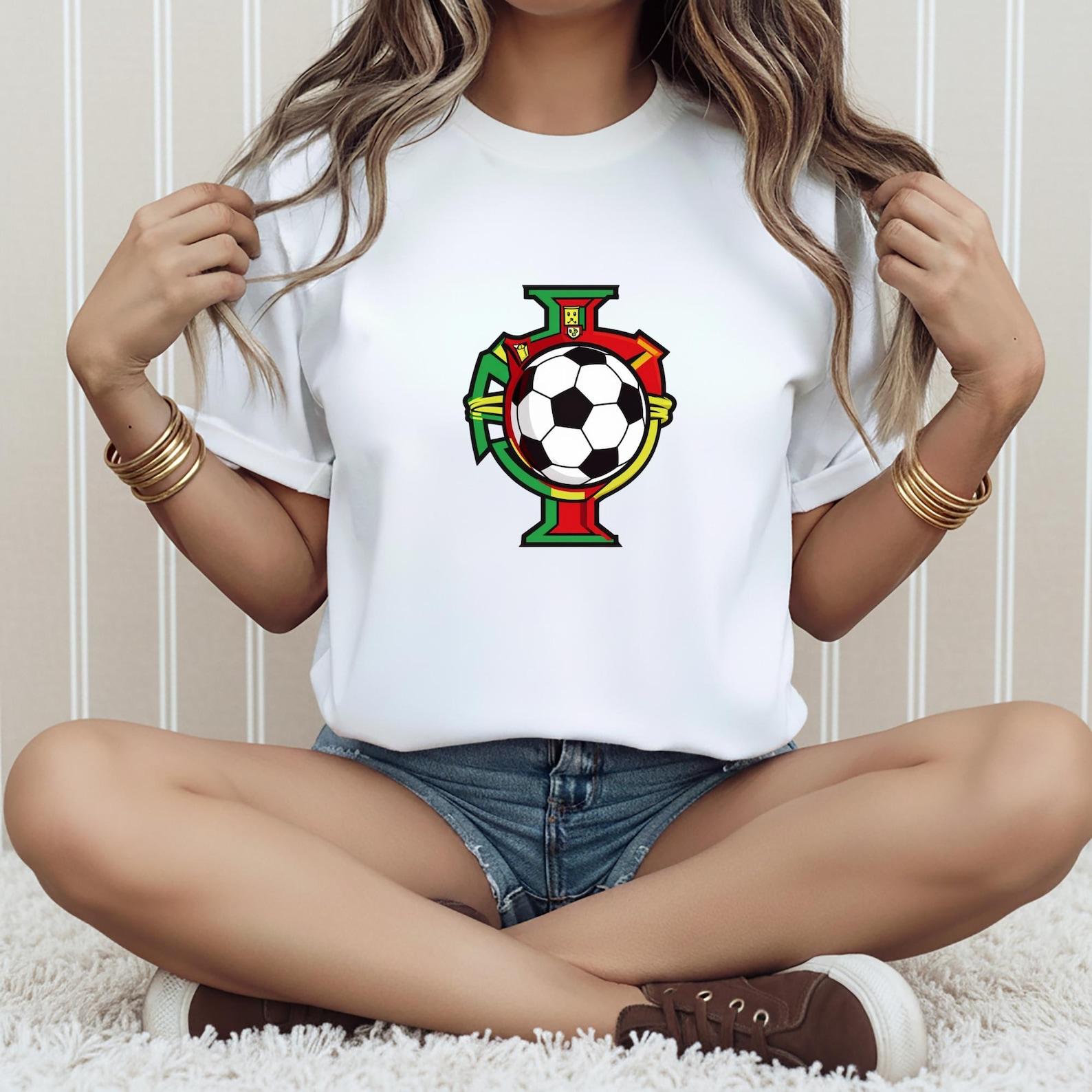 Portugal Soccer T-Shirt, Roaring Lion Football Graphic Tee, Portugal National Colors Shirt, Portuguese Fan Gift, Unisex Sports Shirt 2XL