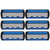 Six-Layer Razor Stainless Steel Shaver for Men with Multi-Layer Shaving Head