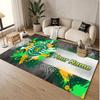 Personalized Crystal Velvet Carpet Sporting CP Pattern Non Slip Floor Rug