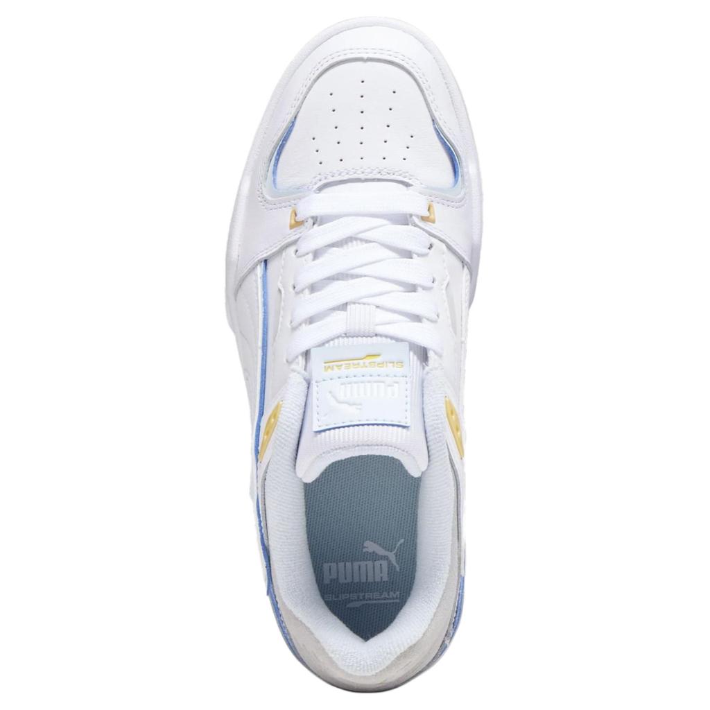 Puma Slipstream Comfortable Versatile Low-Top Sneakers Unisex Sneakers White Blue Yellow 393266-06