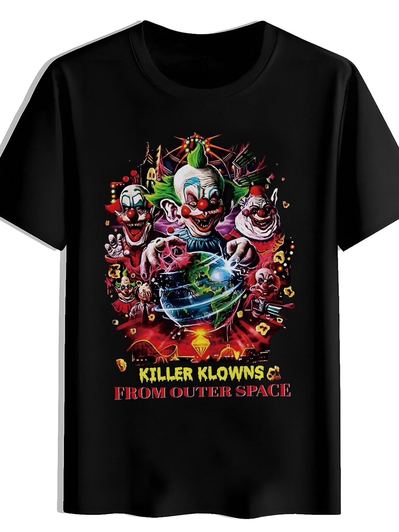 T-shirt Clown Earth Model Print L