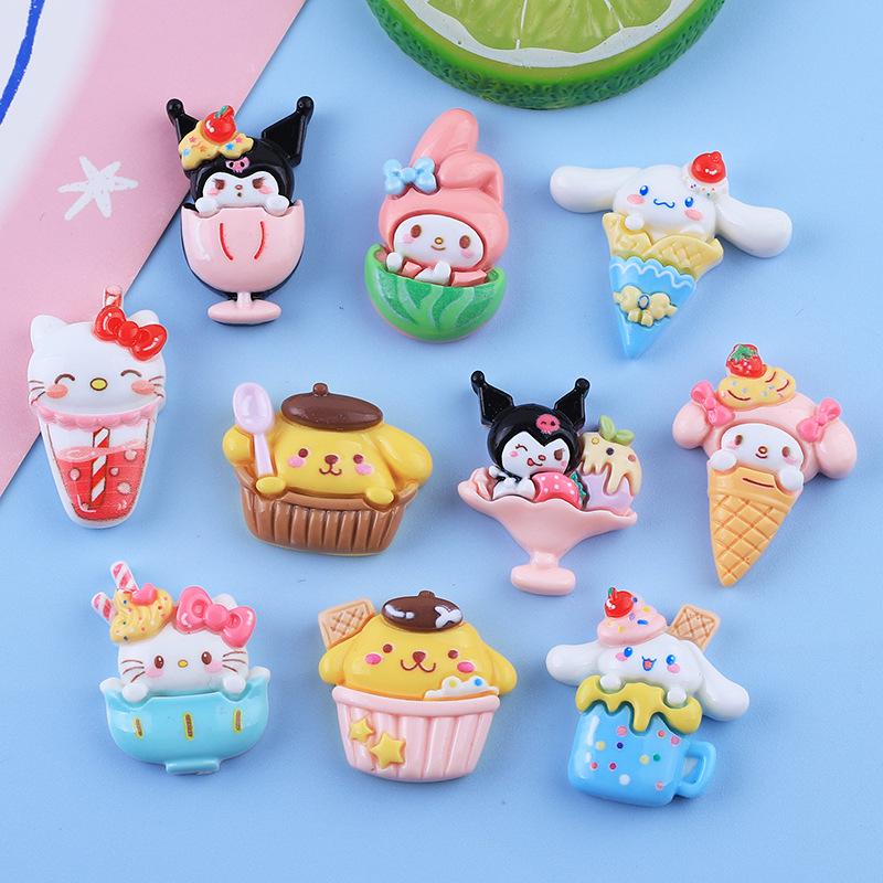 Cute Dessert Animal Cartoon Resin Charms for Crocs - DIY Accessories