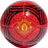 adidas Manchester United Size 1 Soccer Ball Synthetic Leather Machine Stitched Soccer Ball Unisex Red Black IA0923