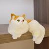 Furry Plush Kittens Doll Toy Animal Figurines Stuffed Animals Sculptures Fake Cat Model  Child Gift