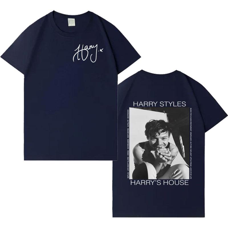 

Singer Harry Styles Harajuku Graphic 2026 Tshrits Double Sided Print Cotton T Shirt Mens Women Oversized Casual Popluar Tshirt M