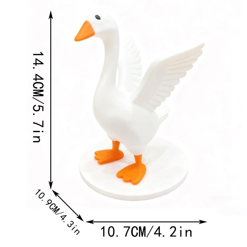 Lovely Magnetic Gooses Key Holder Ornament Gooses Duck Statue Sculpture,Tool Holder Home Decorations Housewarming Gift