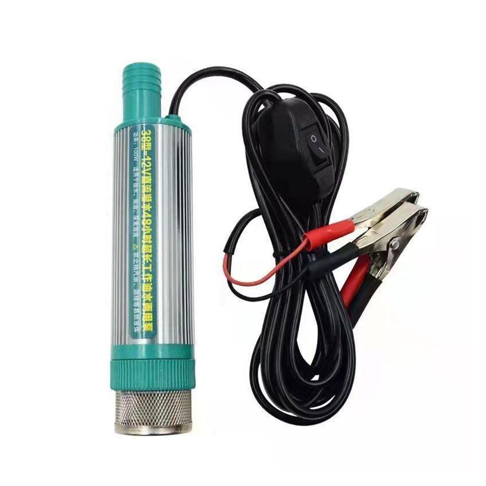 

Portable Mini Pump Diesel Water Transfer Pump Camping Fishing Submersible Pump 12V Car Electric DC Refueling Pump
