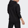Adidas Originals Trefoil Printed Warm Hoodie Pullover Sweatshirt Men Black GN2159