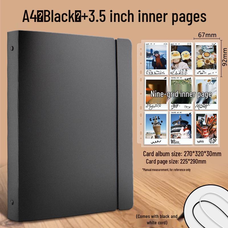 Polaroid Photo Card Album Holder: 3-Inch, 149-Grid Storage for Photos and Postcards.