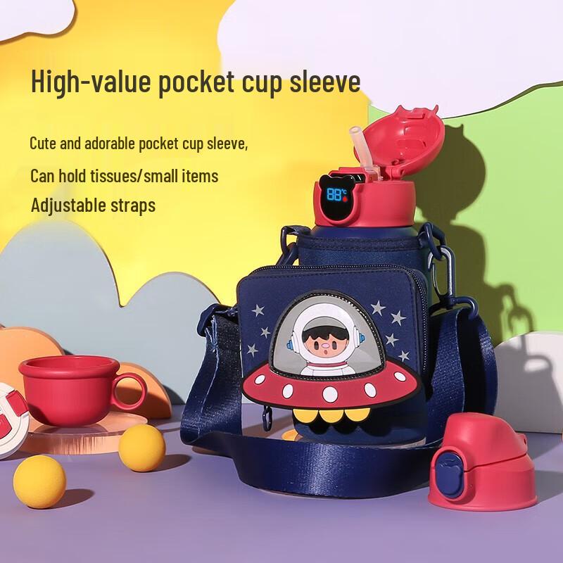 BEAR 316 Stainless Steel Smart Insulated Kids Water Bottle with Temperature Display