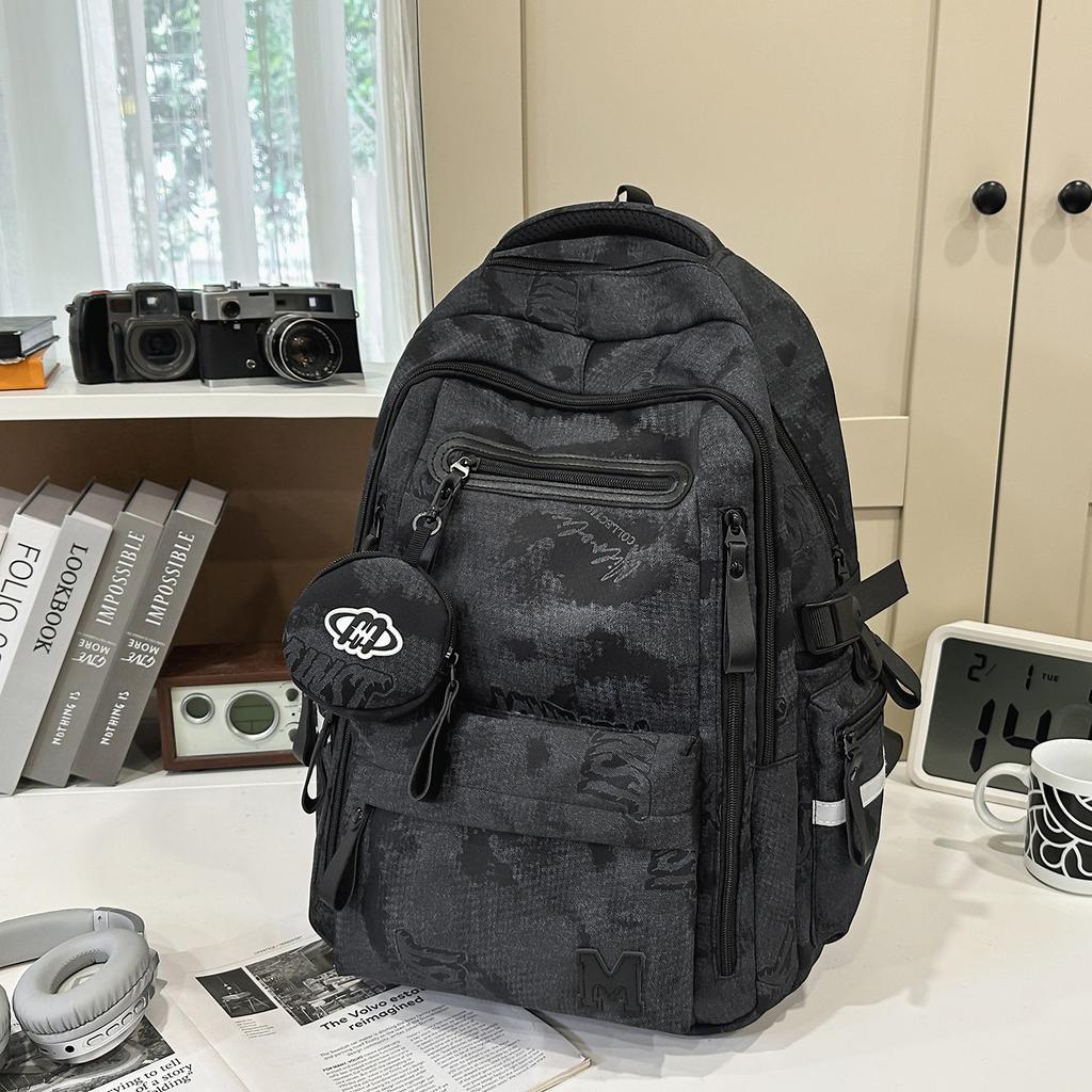 Schoolbag School Bag Boys and Girls College Students Durable Backpack Junior High School Students High School Students Elementary School Students