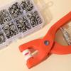 Snap Button Kit With Hand Pressure Pliers 50pcs Snaps , Metal Snaps For Sewing, Sewing Snaps For DIY Crafts Clothes Hats