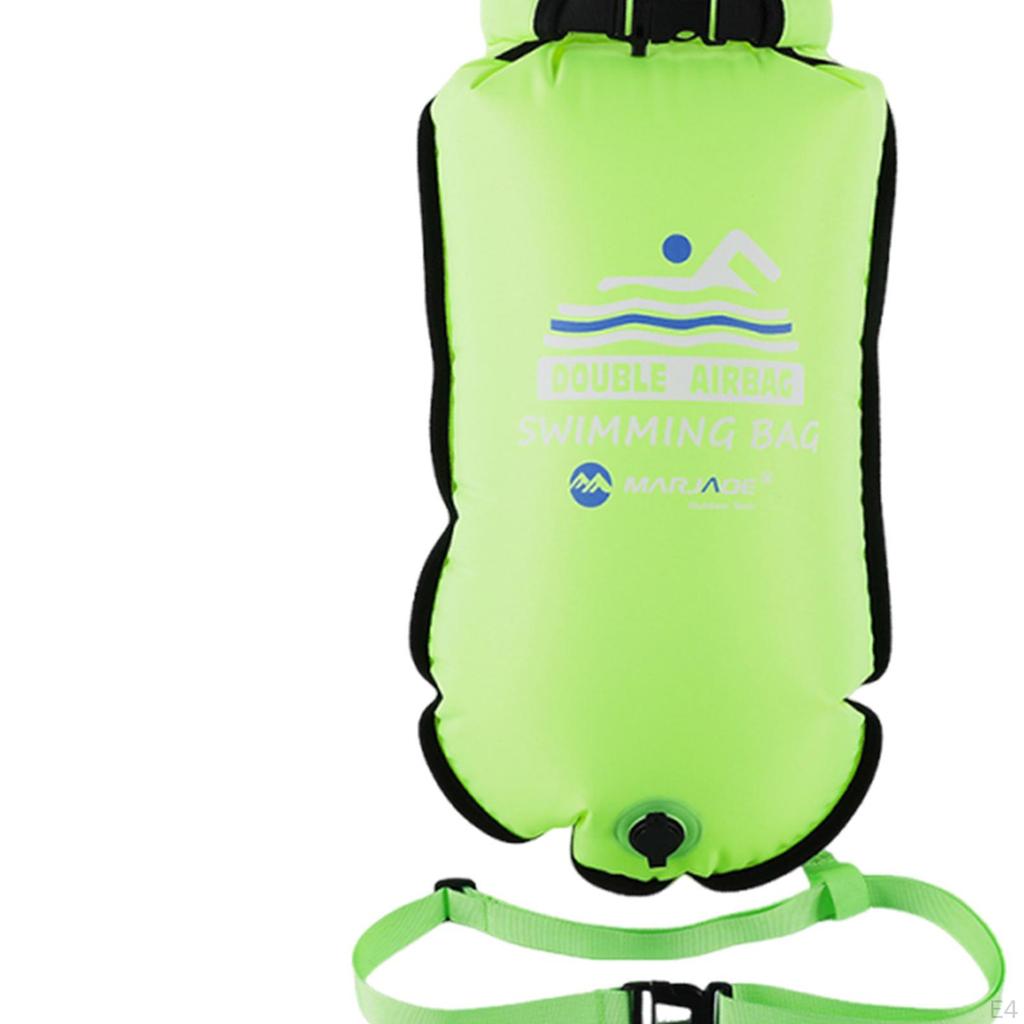 Swim Buoy Float and Drybag PVC Highly Visible for Canoes Boaters Kayaking