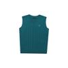 BALBI Cable V-Neck Wool Knit Vest