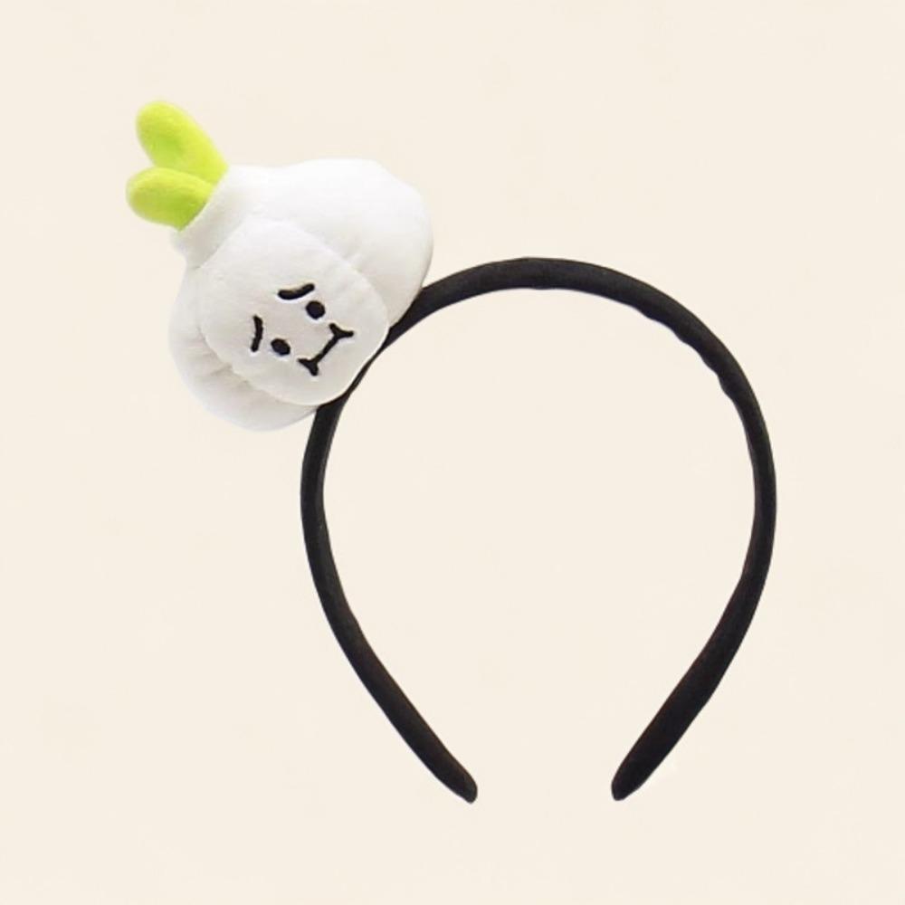 

Funny Onion Pepper Ginger Hairband Plush Photo Performance Headband Children s Accessories белый