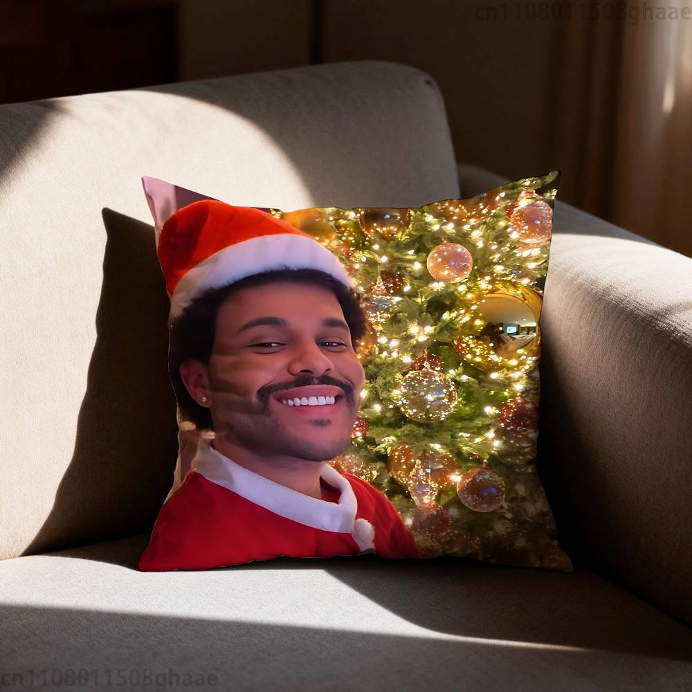 The Weeknd XO  Pillow Case Antidustmite Pillowcase Invisible zipper silky short plush Sofa cushion cover