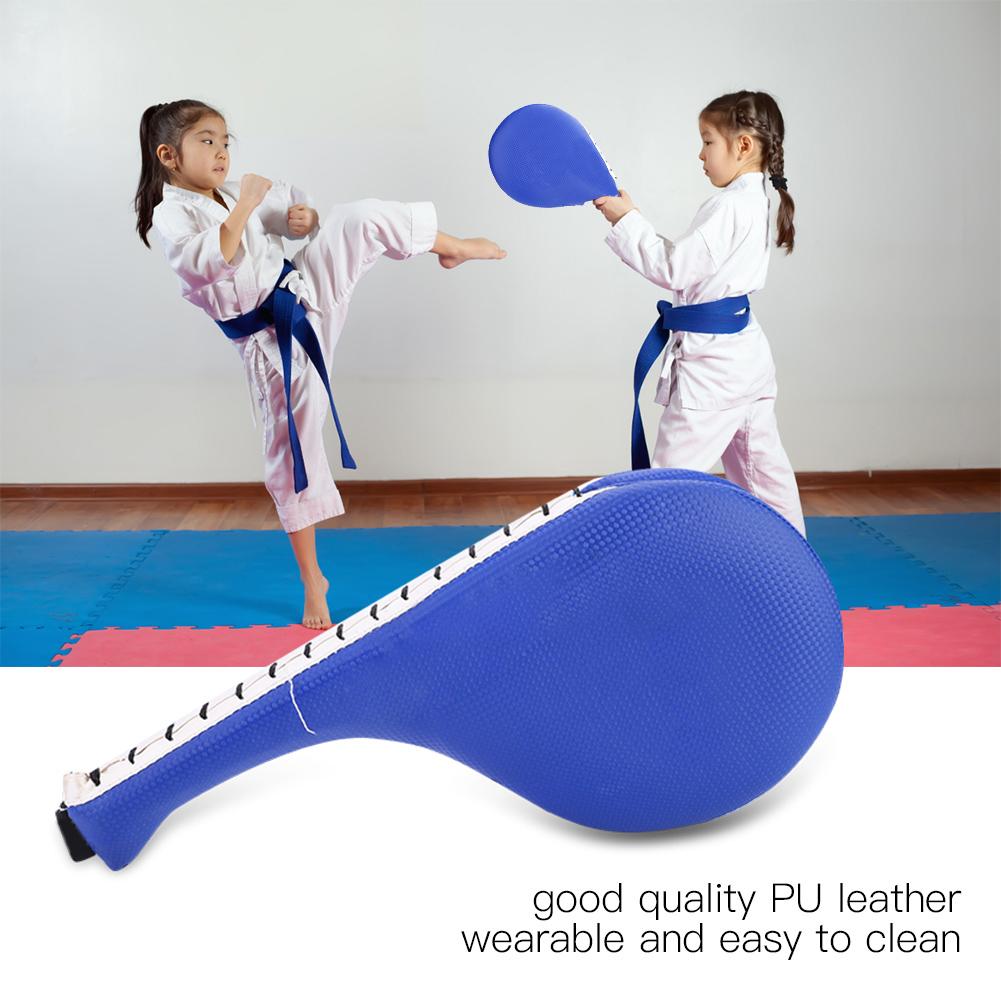 Boxing Taekwondo Karate Punching Training Target Soft PU Sponge Pad Children (Red)