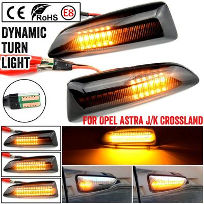 Für Opel Für Vauxhall Astra JK Crossland X Grandland Insignia B Zafira C LED Dynamische Blinker Licht Seite Kotflügel marker Lampe