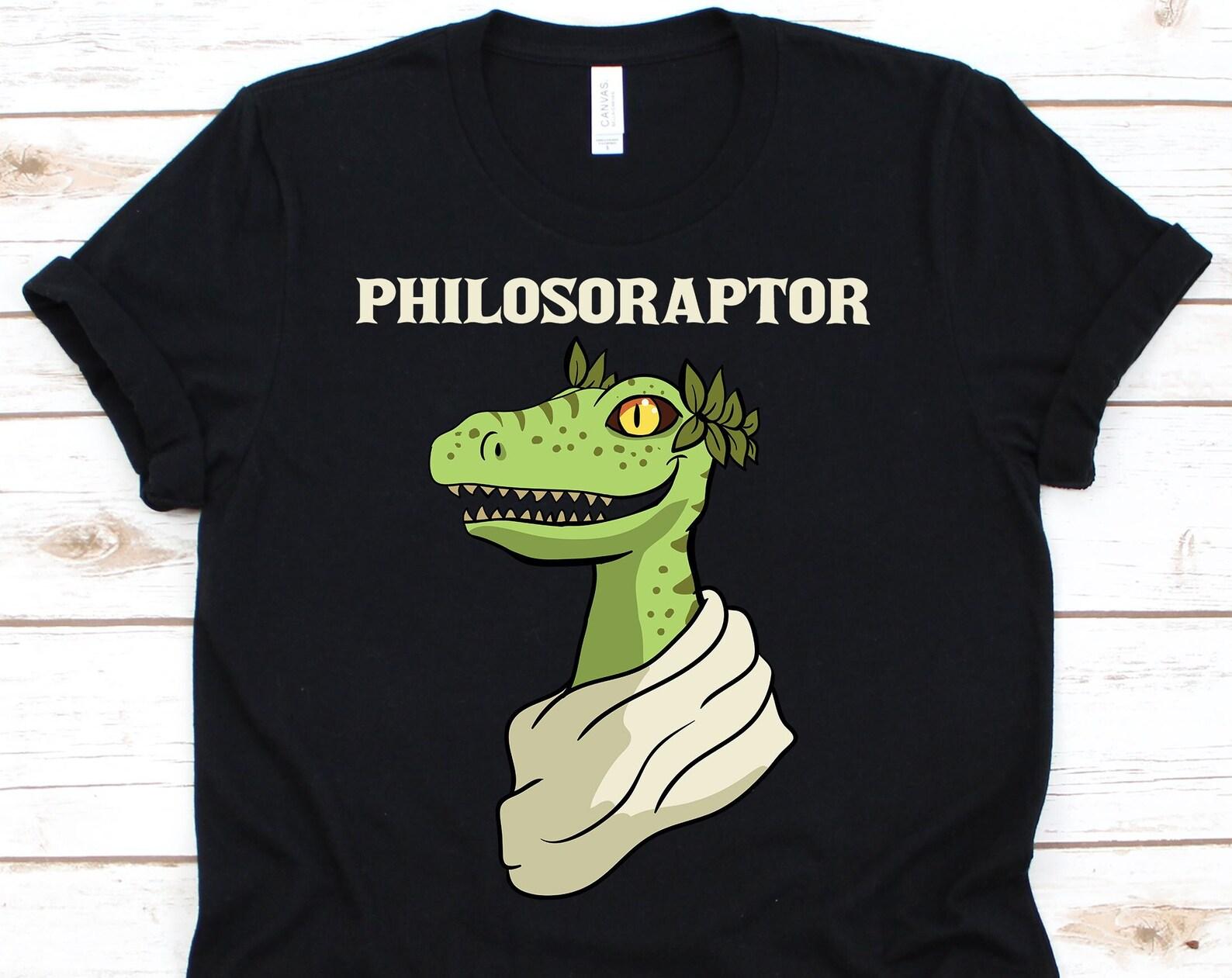 Philosoraptor Shirt, Philosophy Shirt, Dinosaur Shirt, Dinosaur Party, Dinosaur Birthday Shirt, Dino Shirt, Velociraptor S