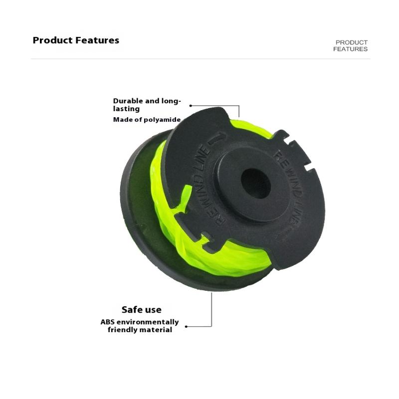 Fadenspule Ersatz für Ryobi Rac143 36V 20Ft Auto Feed Akku-Rasentrimmer Spule Faden