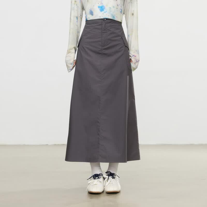 Elva s Island A-line Midi Skirt M